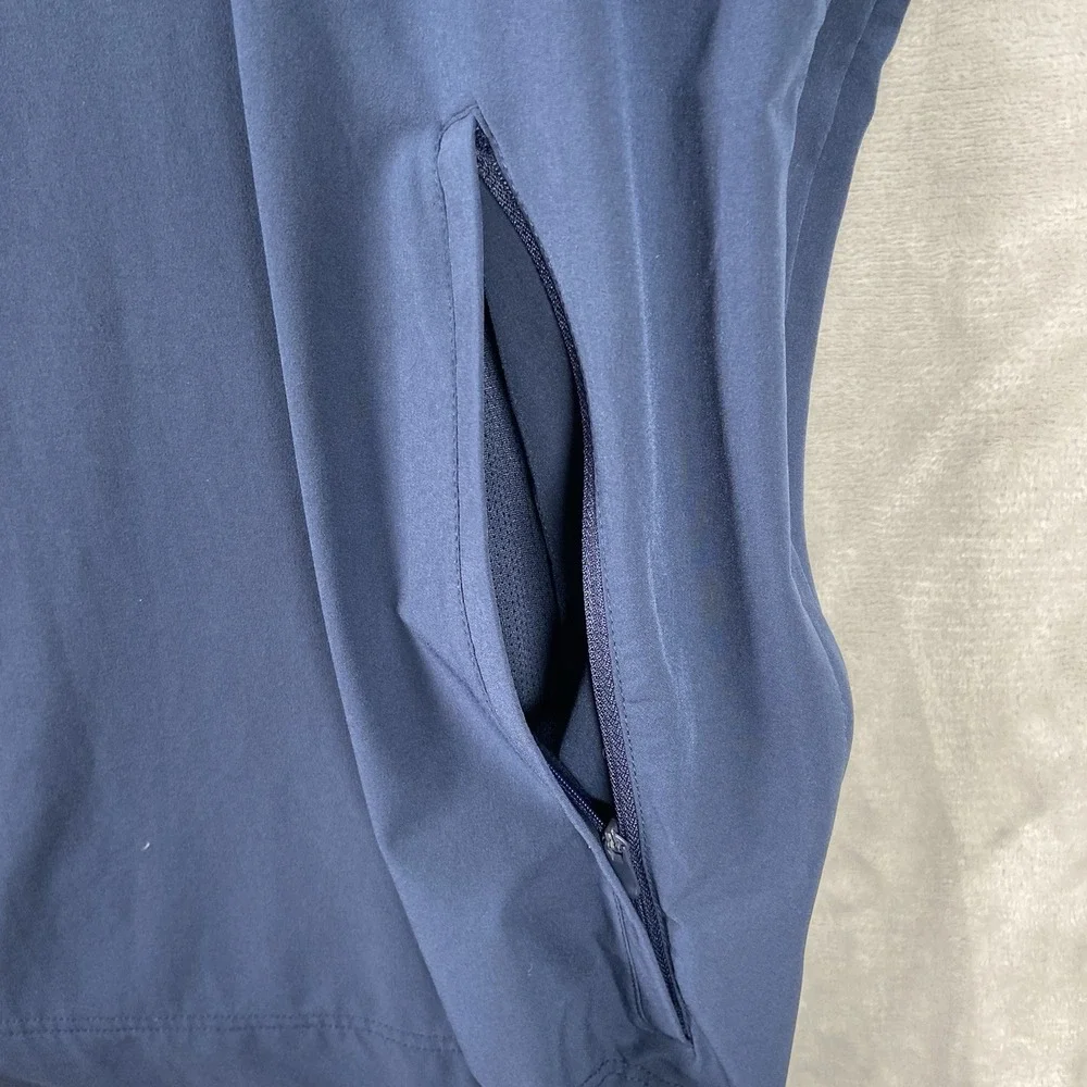 Air Jordan UNC Tar Heels Shirt Mens XL Sideline Coach 1/4 Zip Packable Hood Blue